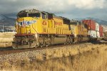 Stack train rolls west